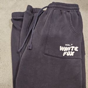 White Fox Charcoal Joggers